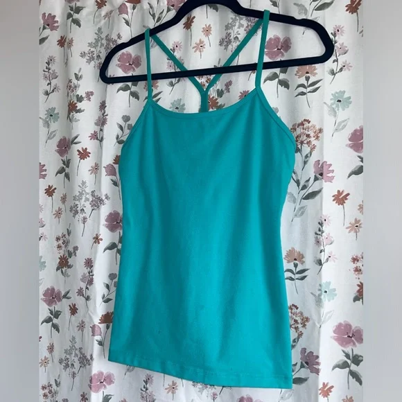 Teal Lululemon Racerback Tank - Picture 2 of 7